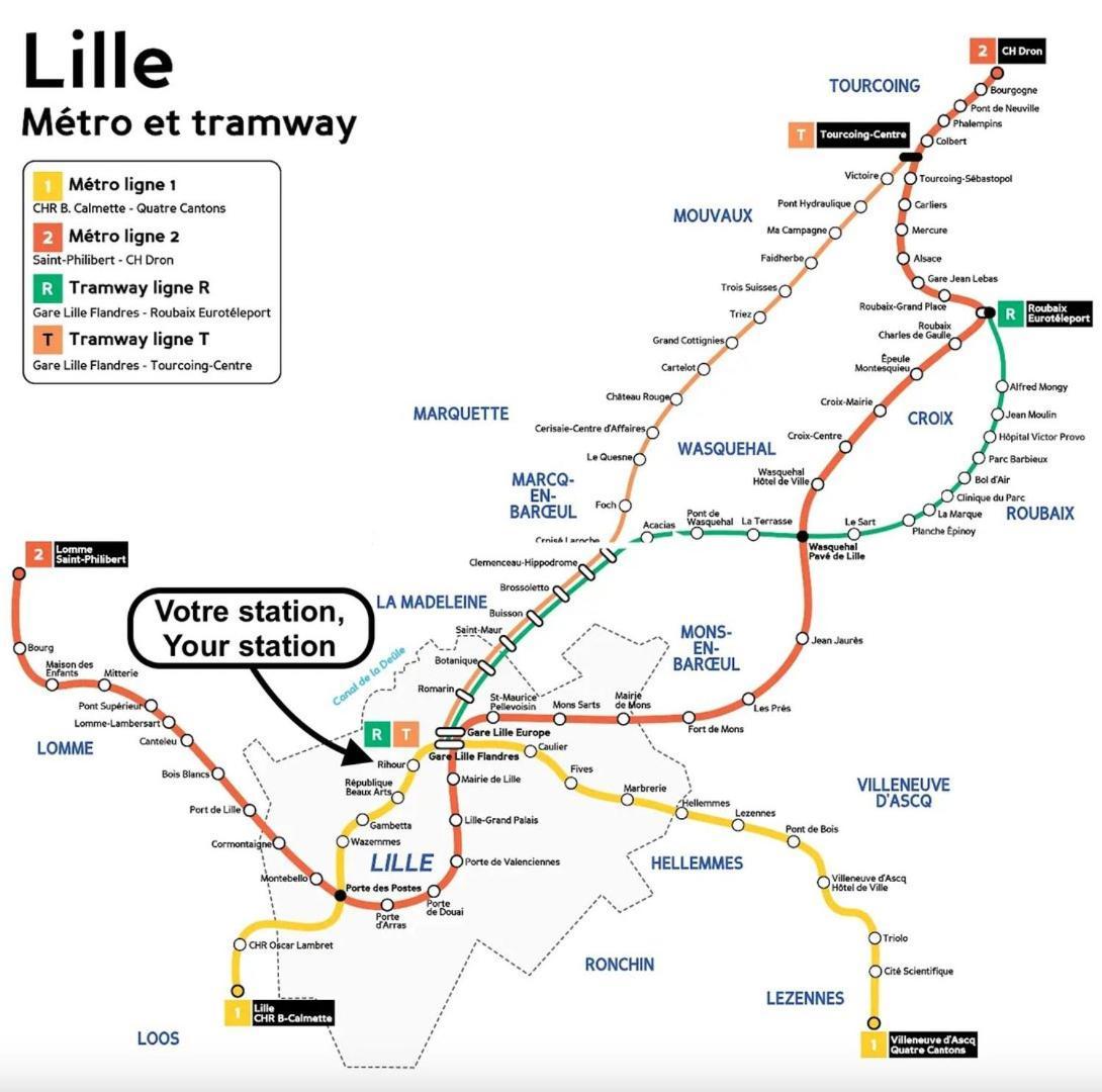 Old Lille - Superb Apartment 2 Bedrooms. Eksteriør bilde